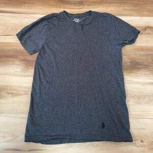 Polo Ralph Lauren Men Classic Fit Crewneck T-Shirt Charcoal Gray Small Pony Logo
